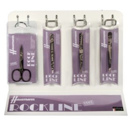 HAUSMANN Rock Line disp 6 ciseaux 12 pinces