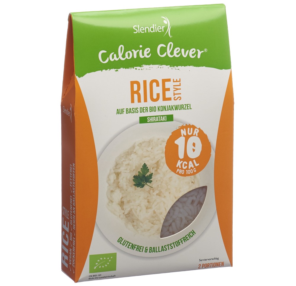 SLENDIER rice au konjac Style bio 400 g SLENDIER rice au konjac Style bio 400 g