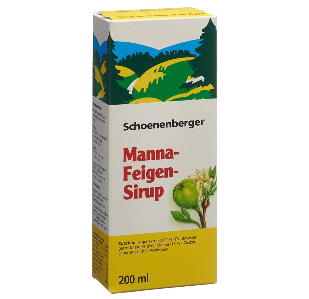 SCHOENENBERGER Manne et figue sirop 200 ml SCHOENENBERGER Manne et figue sirop 200 ml