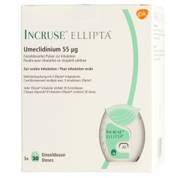 INCRUSE ELLIPTA pdr inh 55 mcg 3 x 30 dos