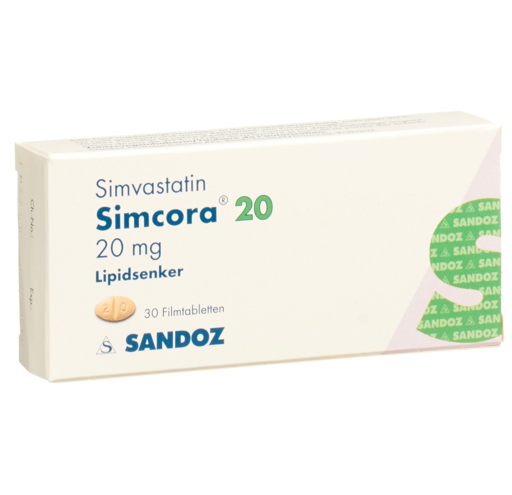 SIMCORA cpr pell 20 mg 30 pce SIMCORA cpr pell 20 mg 30 pce