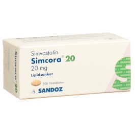 SIMCORA cpr pell 20 mg 100 pce