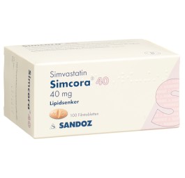 SIMCORA cpr pell 40 mg 100 pce