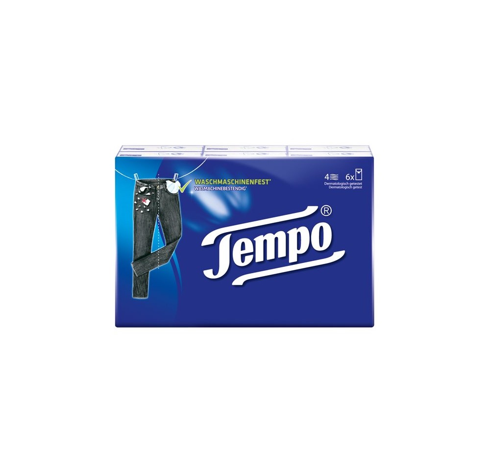 TEMPO mouchoirs Classic 6 x 10 pce TEMPO mouchoirs Classic 6 x 10 pce