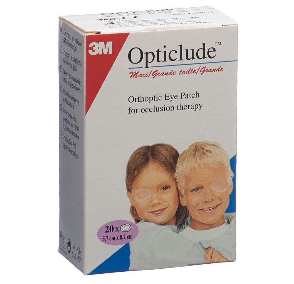 3M OPTICLUDE MAXI pans ocul 8x5.7cm 20 pce 3M OPTICLUDE MAXI pans ocul 8x5.7cm 20 pce