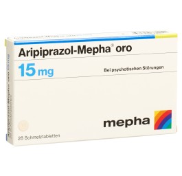 ARIPIPRAZOL Mepha oro cpr orodisp 15 mg 28 pce