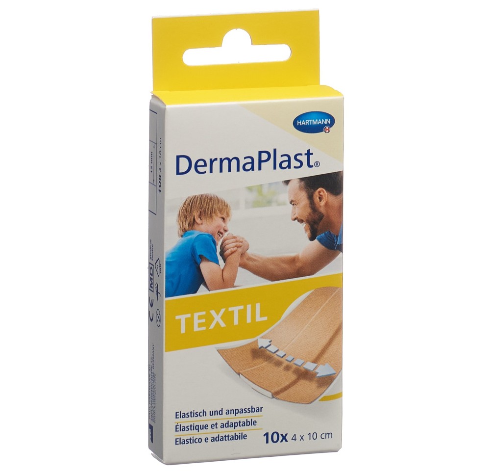 DERMAPLAST Textil pansement rapide 4x10cm 10 pce