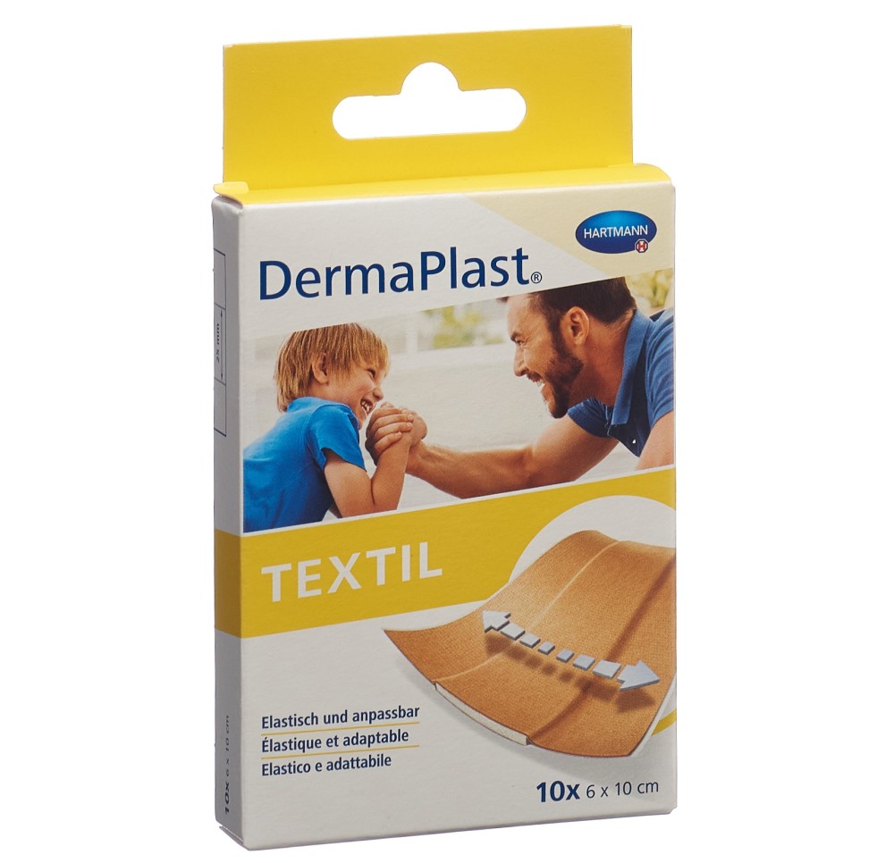DERMAPLAST Textil pansement rapide 6x10cm 10 pce