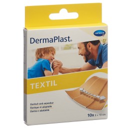 DERMAPLAST Textil pansement rapide 8x10cm 10 pce