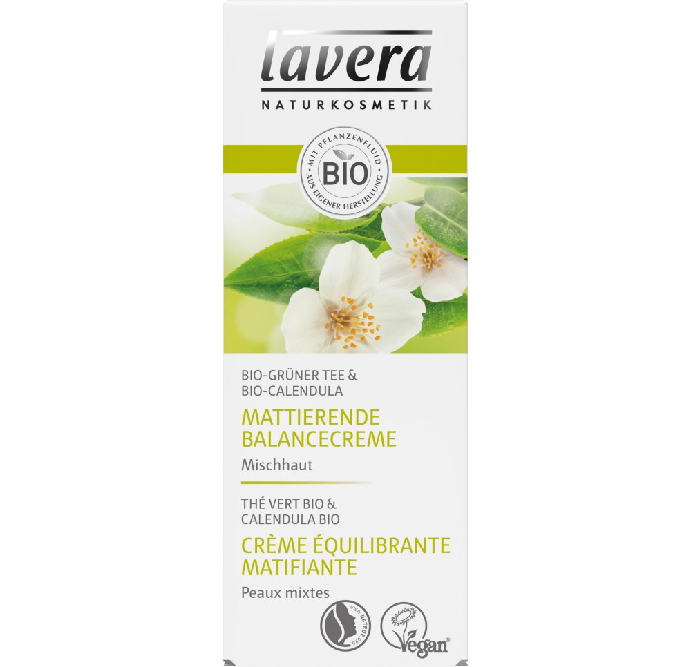 LAVERA crème équilibrante mat thé vert 50 ml