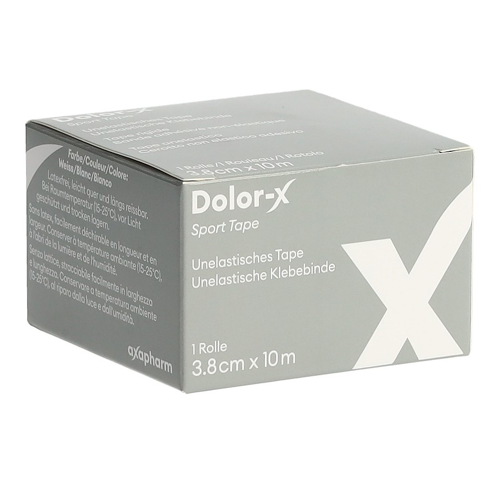 DOLOR-X Sport Tape 3.8cmx10m blanc DOLOR-X Sport Tape 3.8cmx10m blanc
