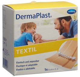 DERMAPLAST Textil pansement rapide 6cmx5m rouleau