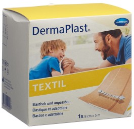 DERMAPLAST Textil pansement rapide 8cmx5m rouleau