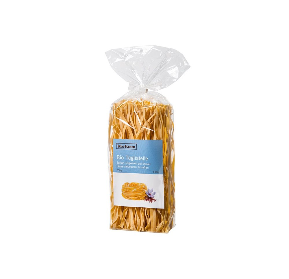 BIOFARM tagliatelle d'épeautre au safran 350 g
