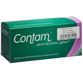 CONTAM tampon vaginal 40mm extra plus 5 pce