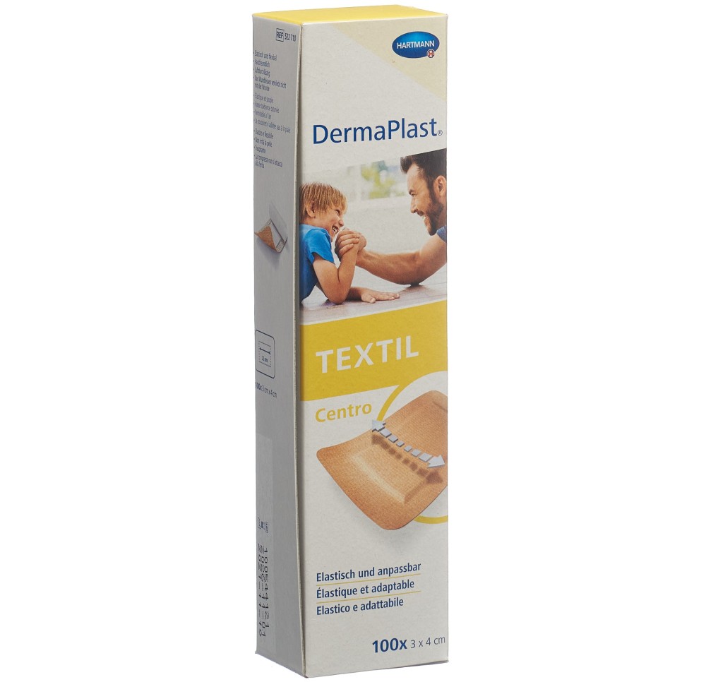 DERMAPLAST Textil Centro 3cmx4cm chair 100 pce