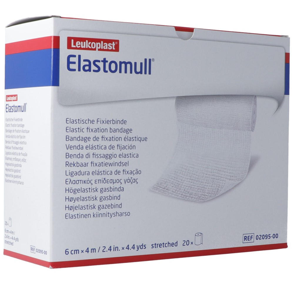 ELASTOMULL bande fix 4mx6cm poly 20 pce ELASTOMULL bande fix 4mx6cm poly 20 pce