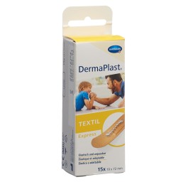 DERMAPLAST Textil Express strips 19x72mm 15 pce