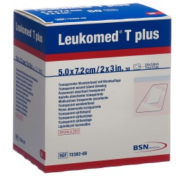 LEUKOMED T plus panse tran 7.2x5cm 50 pce