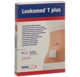 LEUKOMED T plus panse tran 8x10cm 5 pce