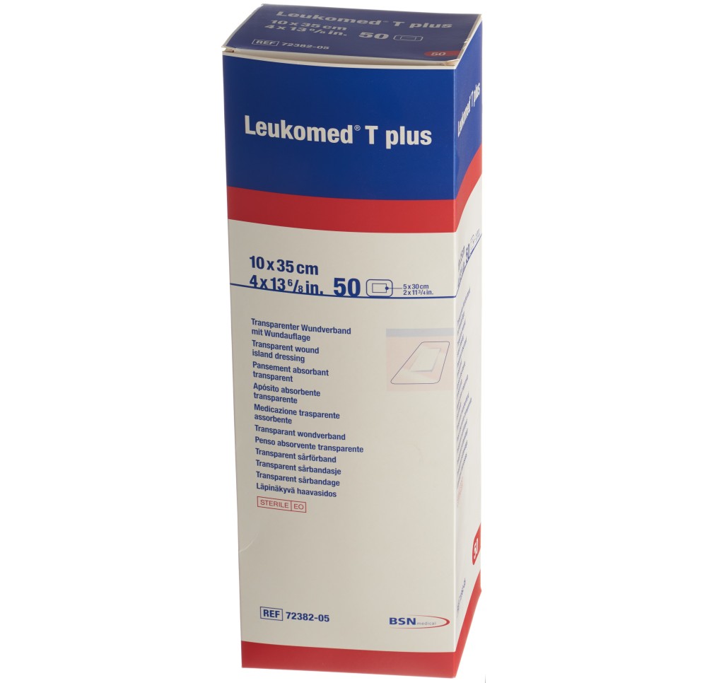LEUKOMED T plus pansement transp 10x35cm 50 pce