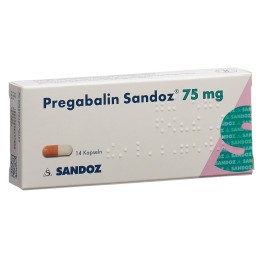PREGABALINE Sandoz caps 75 mg 14 pce