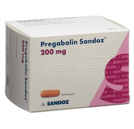 PREGABALINE Sandoz caps 200 mg 84 pce