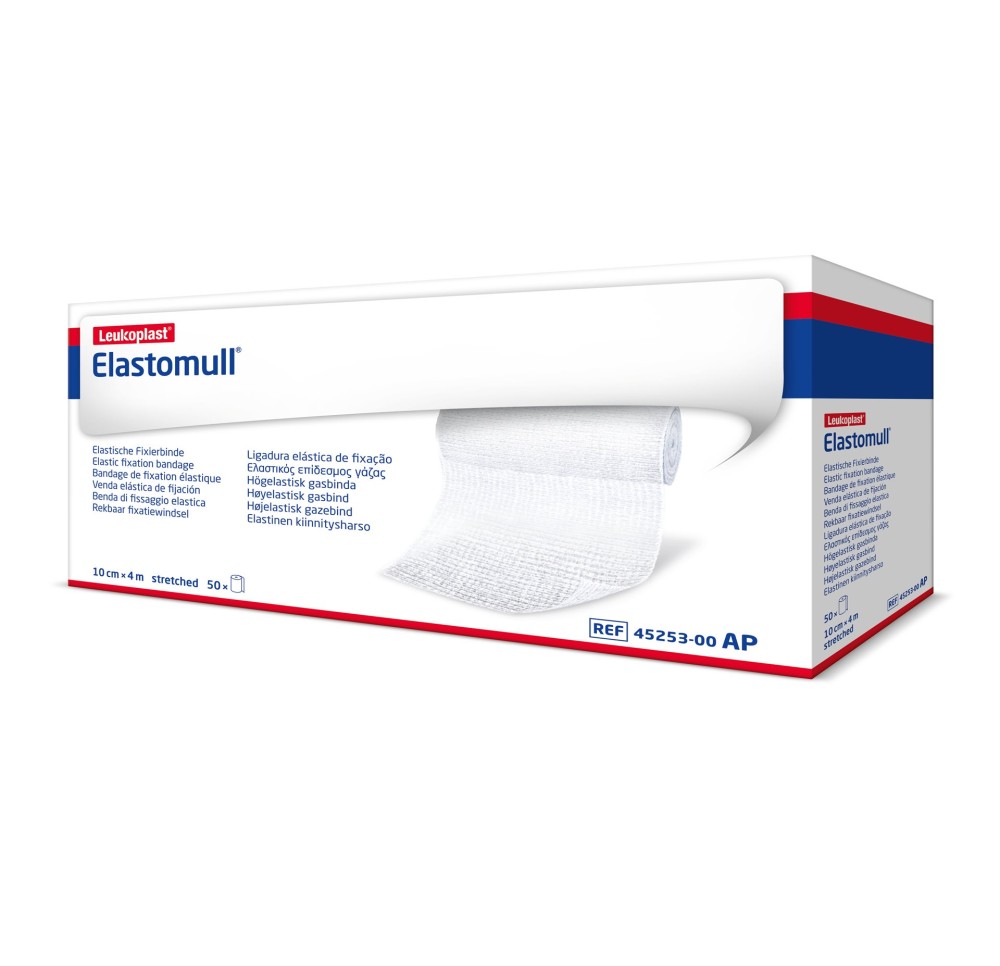 ELASTOMULL bande fix élast 4mx10cm 50 pce ELASTOMULL bande fix élast 4mx10cm 50 pce