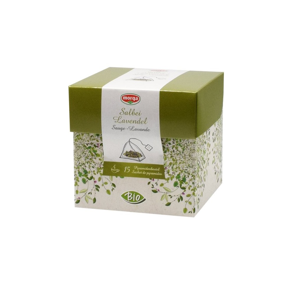MORGA tisane sauge-lavande pyramide bio 15 pce MORGA tisane sauge-lavande pyramide bio 15 pce