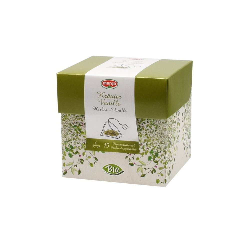 MORGA tisane herbes-vanille pyramide bio 15 pce MORGA tisane herbes-vanille pyramide bio 15 pce