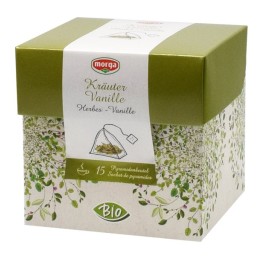 MORGA tisane herbes-vanille pyramide bio 15 pce