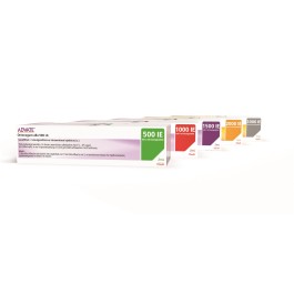 ADVATE subst sèche 500 UI c solv 2 ml flac