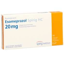 ESOMEPRAZOLE Spirig HC cpr 20 mg 14 pce