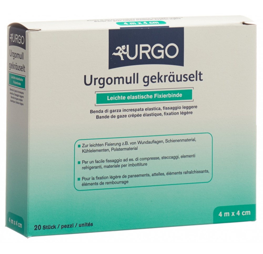 URGOMULL bande de gaze 4mx4cm hérissée 20 pce