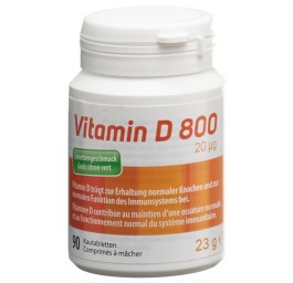 VITAMIN D 800 cpr croquer bte 90 pce