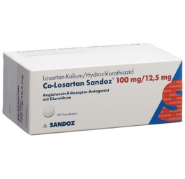 CO-LOSARTAN Sandoz cpr pell 100/12.5mg 98 pce