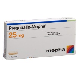 PREGABALIN Mepha caps 25 mg 14 pce