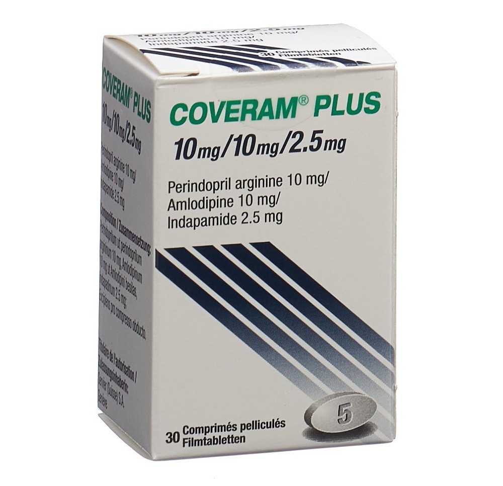 COVERAM plus cpr pell 10/10/2.5mg bte 30 pce