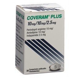 COVERAM plus cpr pell 10/10/2.5mg bte 30 pce