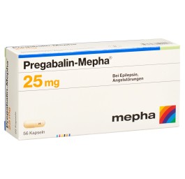 PREGABALIN Mepha caps 25 mg 56 pce