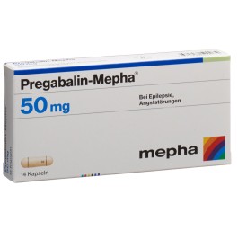 PREGABALIN Mepha caps 50 mg 14 pce