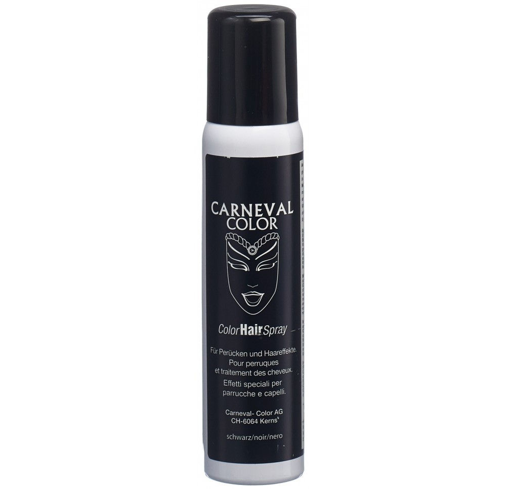 CARNEVAL COLOR Hair Spray schwarz 100 ml