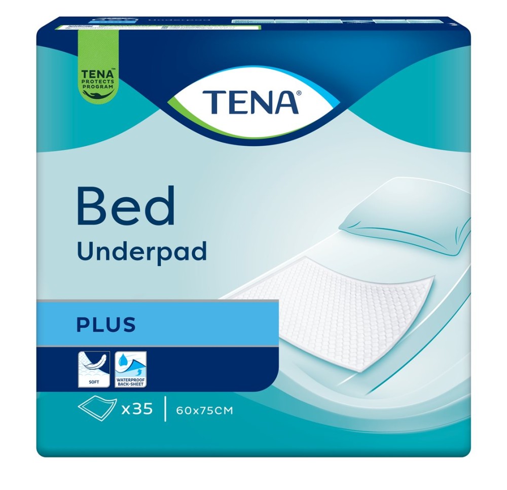 TENA Bed Plus 60x75cm 35 pce TENA Bed Plus 60x75cm 35 pce