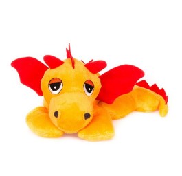 HABIBI PLUSH dragon bonheur 33cm orange