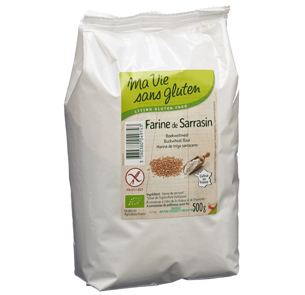 MA VIE S GLUT Farine de sarrasin 500 g MA VIE S GLUT Farine de sarrasin 500 g