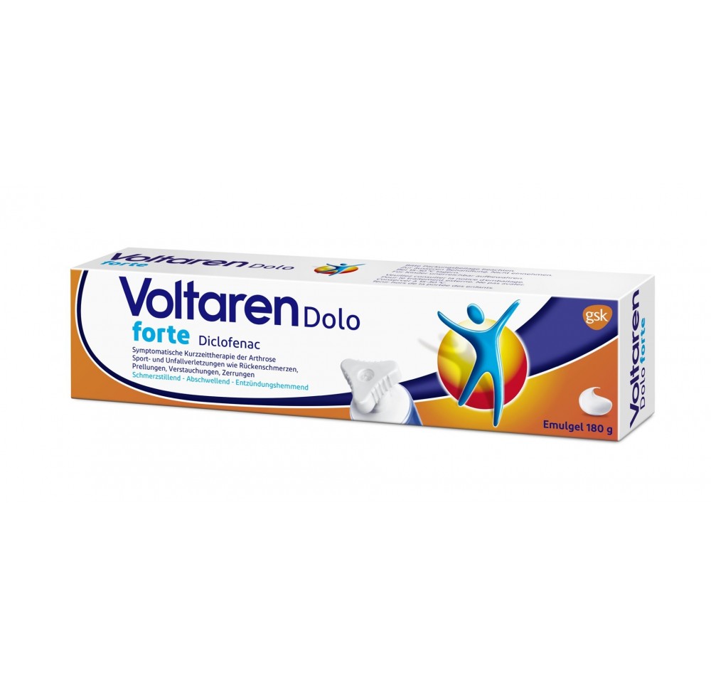 VOLTAREN DOLO forte émulgel tb 180 g