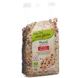 MA VIE S GLUT Muesli aux 4 fruits rouges 375 g