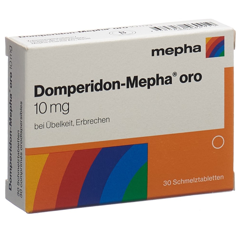 DOMPERIDON Mepha oro cpr orodisp 10 mg 30 pce DOMPERIDON Mepha oro cpr orodisp 10 mg 30 pce