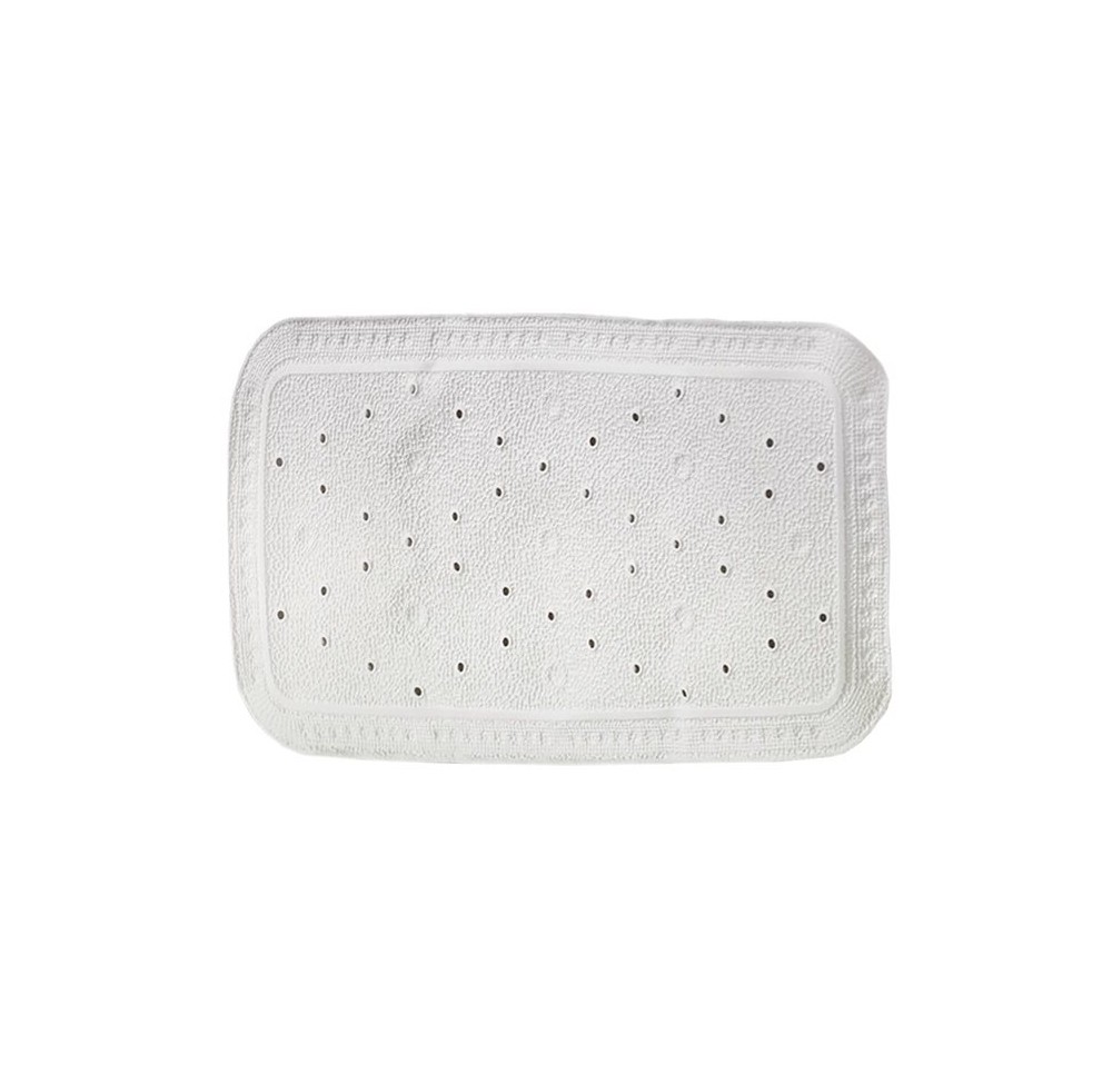 SUNDO tapis bain 76x35cm caoutcouc blanc SUNDO tapis bain 76x35cm caoutcouc blanc