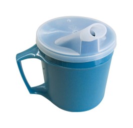 SUNDO gobele thermo 200ml bleu av couvercle